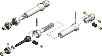 M.I.P. Stampede 4x4 Rear X-Duty Cvd Kit (2)