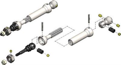 M.I.P. Stampede 4x4 Front X-Duty Cvd Kit (2)