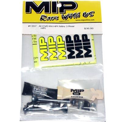 M.I.P. Nitro RS4 3 Rear Cvd Kit, Aluminum (1 Pair)