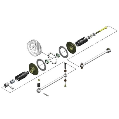 MIP Roller Pucks, Bi-Metal Drive System, TLR 22 3.0