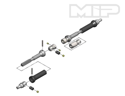 MIP X-Duty C-Drive Kit, All Vaterra Ascender