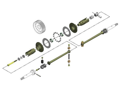 MIP TLR 22 4.0 Pucks 17.5 Drive System