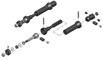 M.I.P. X-Duty CVD Kit for Traxxas Slash/Rally/Stampede rear