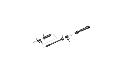 M.I.P. Axial SCX10 II Center Driveshaft Kit-12.3" wheelbase (1)