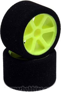 Mobgums 1/12 Front Foam Tires, Pink (pair)