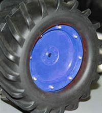 Maximizer Products Rims-Beadlock Solid Center, Blue For Maxx Trucks (2)