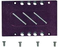 Megatech T-Maxx/E-Maxx Center Chassis Skid Plate, Purple Aluminum