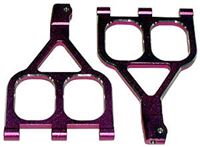 Megatech T-Maxx/E-Maxx Upper Arm Set, Purple Aluminum (2)