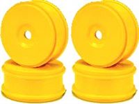 Mugen MBX5 Dish Rims, Yellow (4) 