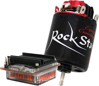 Novak Eiger Esc/Rock Star Crawling Motor Combo, 35T Brushed