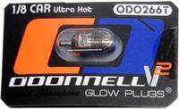 O'Donnell 266t Ultra Hot V-2 Competition Turbo Glow Plug, 1/8 Off-Road