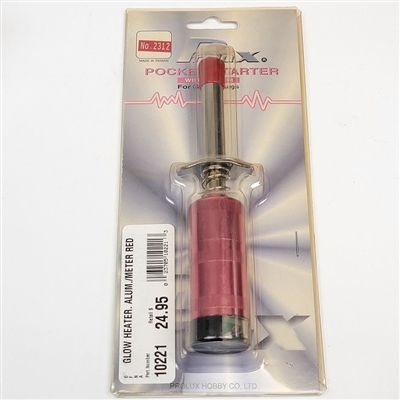 .Ofna Metered Glow Heater, Red Aluminum