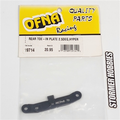 Ofna Hyper 7 Cnc Rear Toe In Plate, 2.5 Degree
