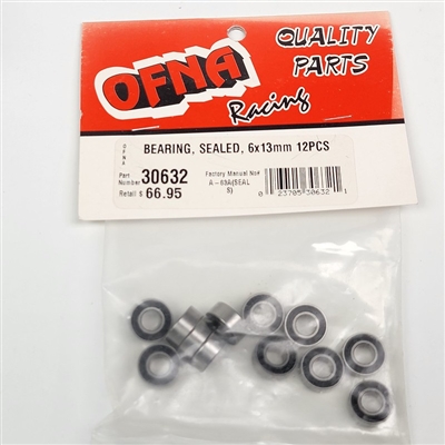 .Ofna 9.5 Sealed Bearings 6mm x 13mm (12)