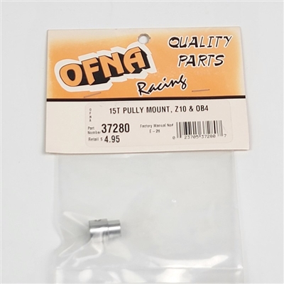 .Ofna Z10 15T Pulley Mount (Front Drive)