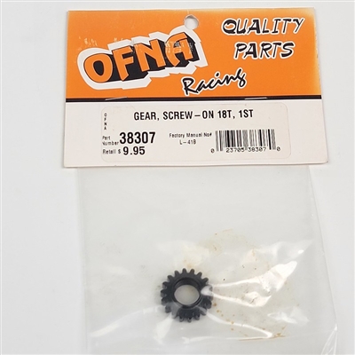 .Ofna LD3 Screw-On Pinion, 18 Tooth 1st Gear