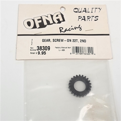 .Ofna LD3 Screw-On Pinion, 22 Tooth 2nd Gear