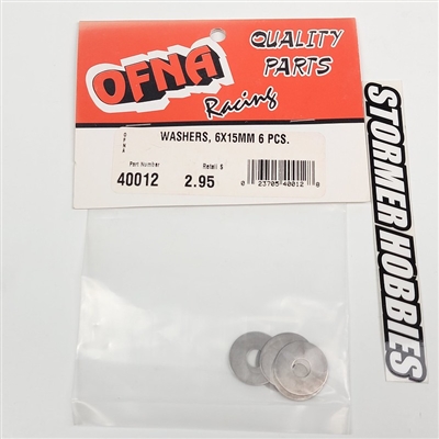 .Ofna 9.5 Diff Washers, 6 x 15mm (6)