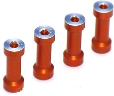 On Point Racing Cross Brace Standoffs, Orange (4)