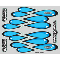 Orion Bubbles Internal Graphic Decal Set, Blue