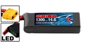 .Orion Racing Drone 14.8V 1300mAh 75C LiPo Battery Pack with XT60 connector