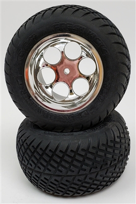 Orion Street Sweeper Truck Tires On Rear Associated Rims (2) Pro