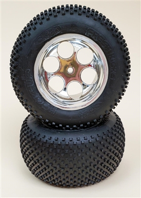 Orion Hook-Up Truck Tires On Rear Losi Rims (2) Long Life Comp.
