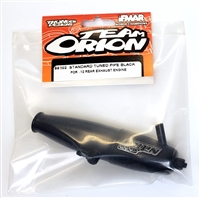 Orion Standard Black Tuned Pipe For .12 Rear Exhaust Engines