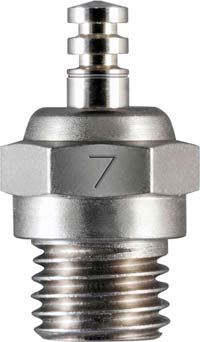 O.S. Engines #7 Standard Medium-Hot Glow Plug (.12-.28 Off-Road)