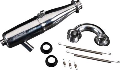 O.S. Engines T-2090sc Tuned Pipe And Header Set For .21-.30