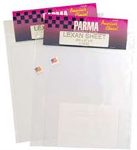 Parma Clear Lexan Sheet-.040" x 8" X" 9"