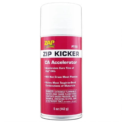 Pacer Racing Zip Kicker, 5 Oz. Aerosol Super Glue Accelerator