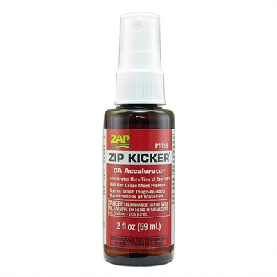Pacer Racing Zap Zip Kicker 2oz Pump Spray Glue Accelerator