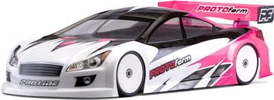 Proto-Form P37r Clear Sedan Body-190mm, Requires Painting