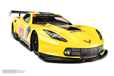 Proto-Form Chevrolet Corvette C7.R Clear Body for 190mm TC