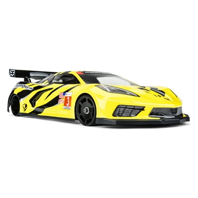 Proto-Form Chevrolet Corvette C8 Clear Body for GT12, Requires Painting