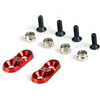 Proto-Form Touring Car Wing Mount Set, Red Aluminum