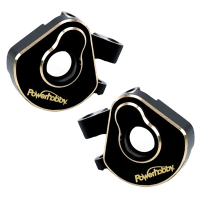 Powerhobby TRX-4m Brass Steering Knuckles, black