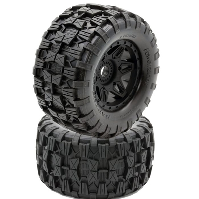 Powerhobby Raptor MX Belted All Terrain Tires Mounted 17mm (2)