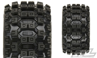 Pro-Line Stampede 4x4 Badlands MX28 Traxxas Bead 2.8" Truck Tires on Black F11 Rims (2)