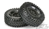 Pro-Line Hyrax 1.9" G8 Tires, Mounted on Impulse Black Plastic Bead-Loc Wheels, for Crawlers (2pcs)