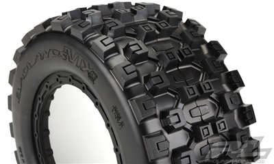 Pro-Line X-Maxx Badlands MX43 Pro-Loc All Terrain Tires with inserts (2)