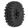 Pro-Line Hyrax Tires for SCX24 on  Black Impulse Rims  (4)