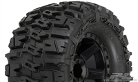 Pro-Line Nitro Rustler 2.8" Trencher Tires on Desperado Black Rims (2)