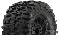 Pro-line Trencher 2.8" Truck Tires on F-11 TRX Bead Black Rims for Front Rustler and Stampede (2)