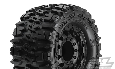 Pro-Line Stampede 4x4 Trencher 2.8" All-Terrain Tires mounted on Black F-11 17mm Rims (2)