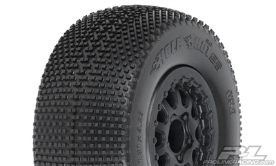 Pro-Line Hole Shot 2.0 SC M4 Super Soft Short Course Tires on Slash Renegade Black Rims (2)