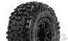 Pro-Line Badlands SC M2 Tires on Split Six Black Front/Rear Rims (2)