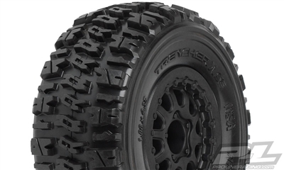 Pro-Line Trencher X SC M2 Medium Short Course Tires on Slash Renegade Black Rims (2)