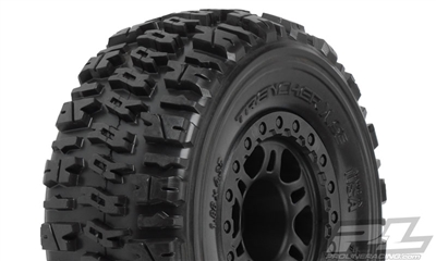 Pro-Line Trencher X SC M2 Tires on Split Six Black Front Rims (2)